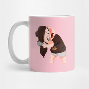 Hair brushing girl Mug